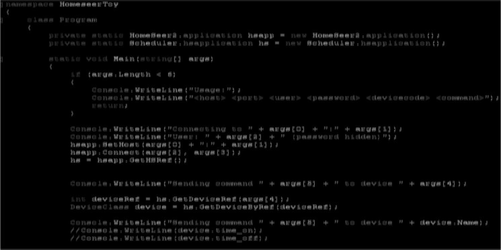 HomeSeerToy in C#